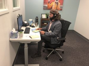 medical interpreter at desk