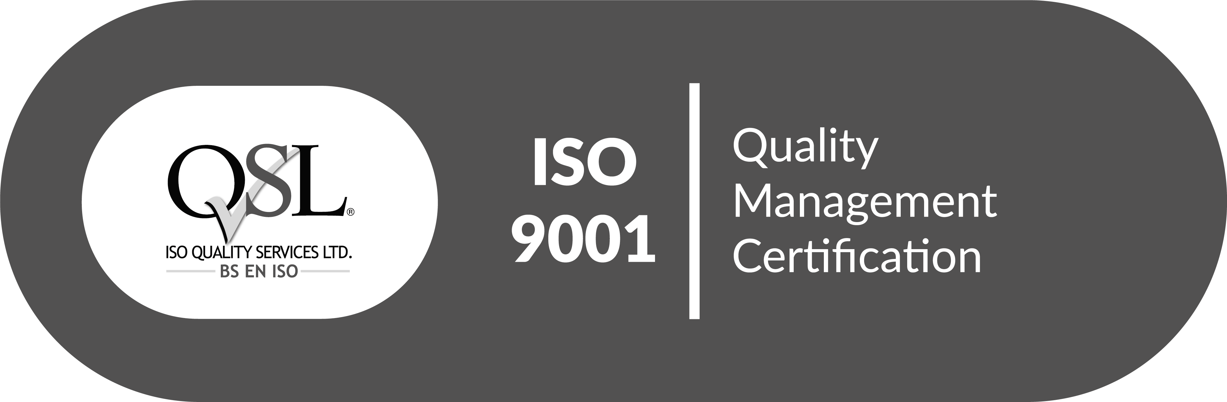 ISO 9001 quality management certification logo